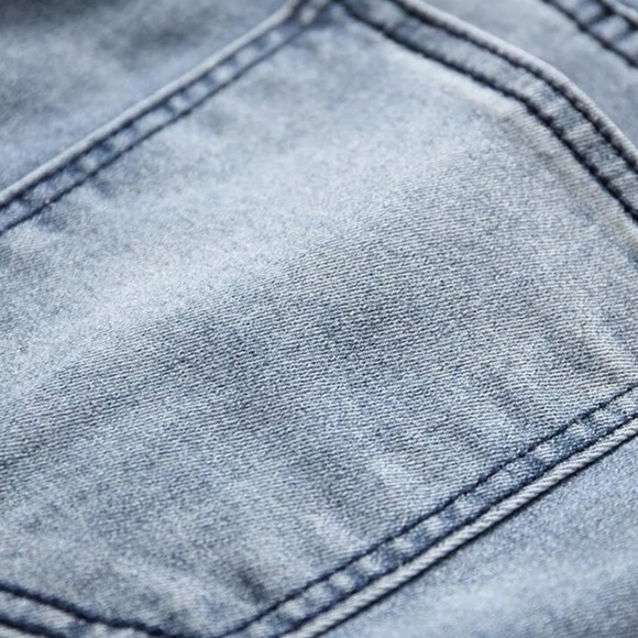 Manfinity Homme Men Cotton Distressed Skinny Leg Denim Overalls - Picture 4 of 8